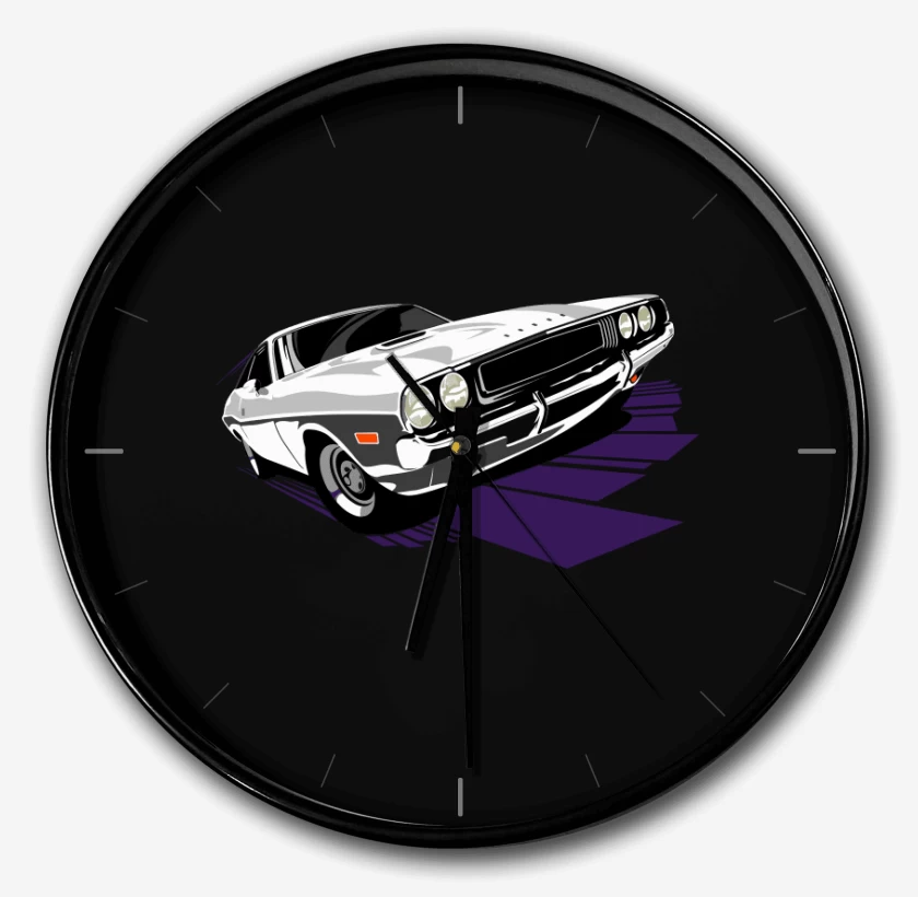 Reloj Negro de Dodge Challenger 3