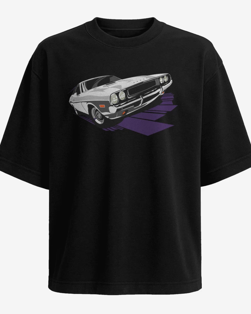 Polera Oversize Dodge Challenger 3