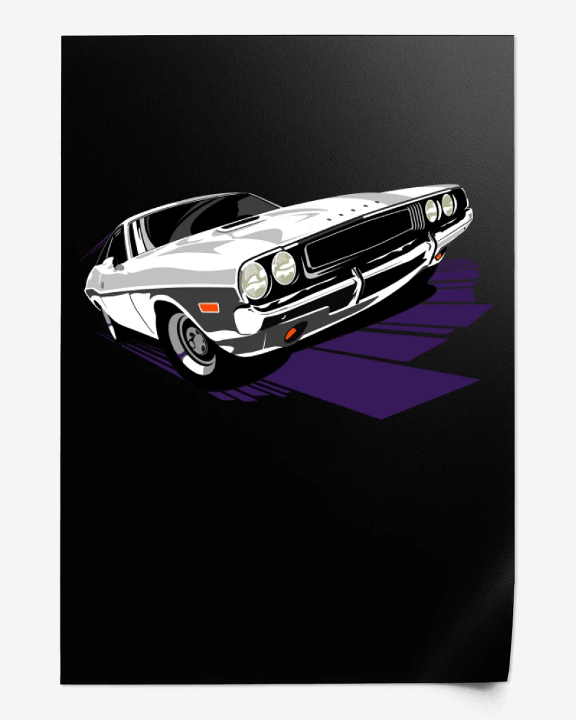 Print Dodge Challenger 3