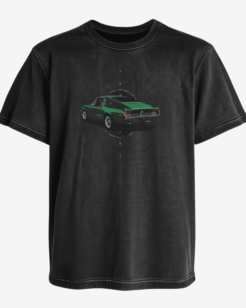 Polera desgastada Bullitt Mustang