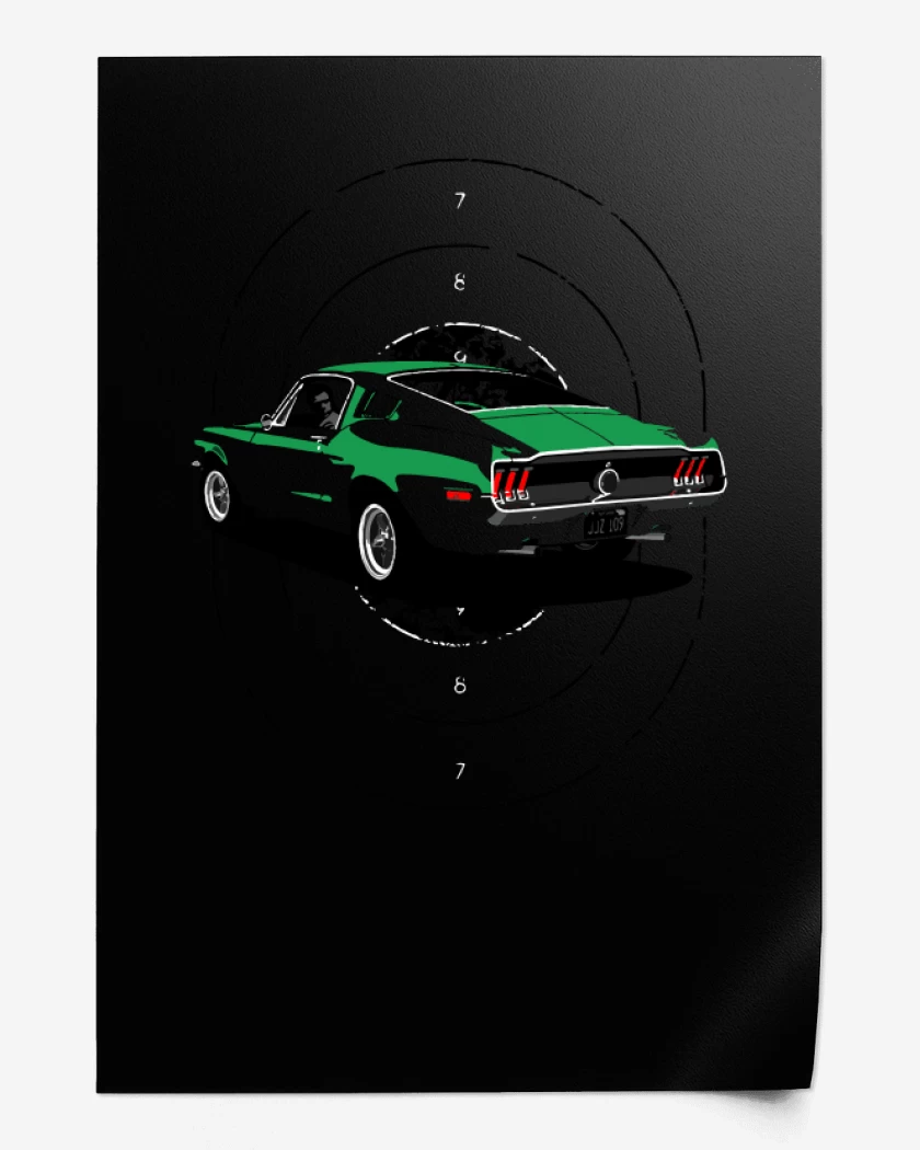 Print Bullitt Mustang