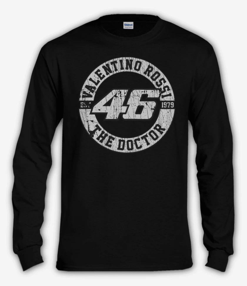 Polera manga larga Negro de Rossi 46