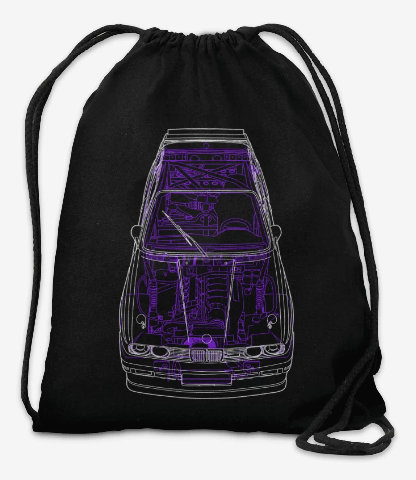 Mochila Negro de BMW E30