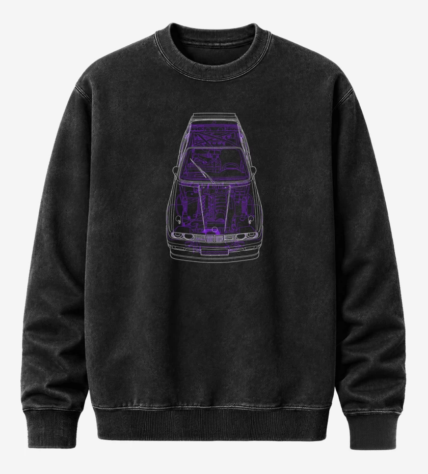 Poleron Polo Acid Wash Negro de BMW E30