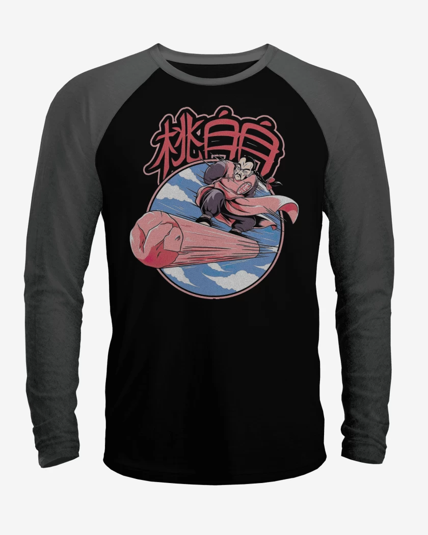 Polera Raglan Negro / Negro Heather de Tao Pai Pai