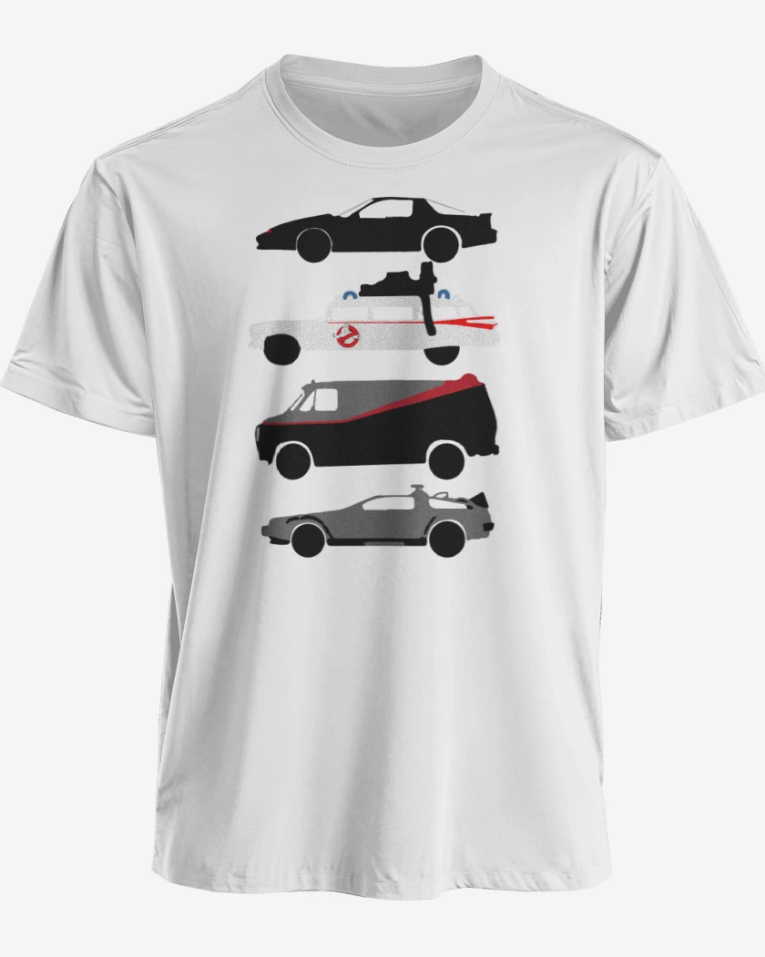 Polera premium Blanco de Autos Clasicos