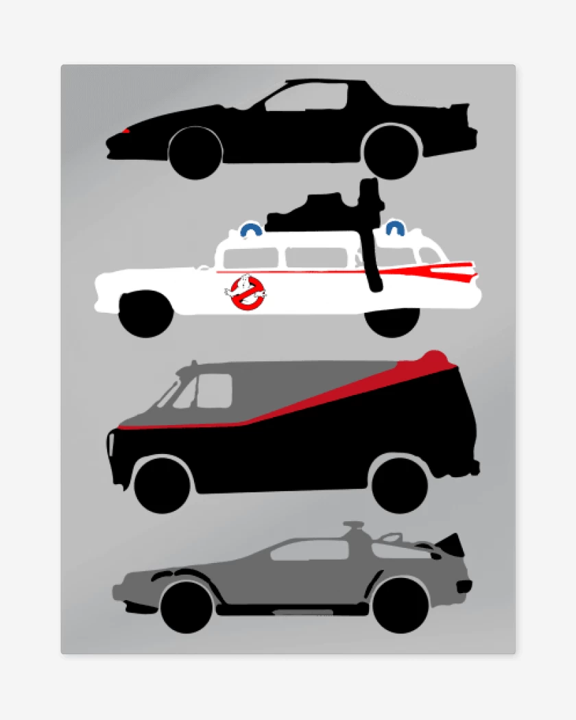 Print metalico Autos Clasicos