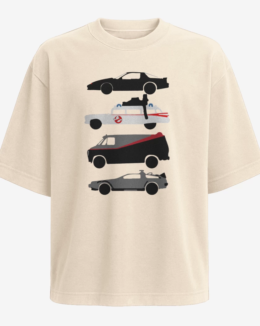 Polera Oversize Autos Clasicos