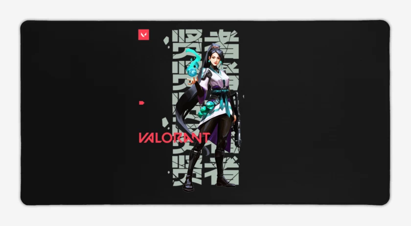 Mouse pad Gamer Negro de Sage Valorant