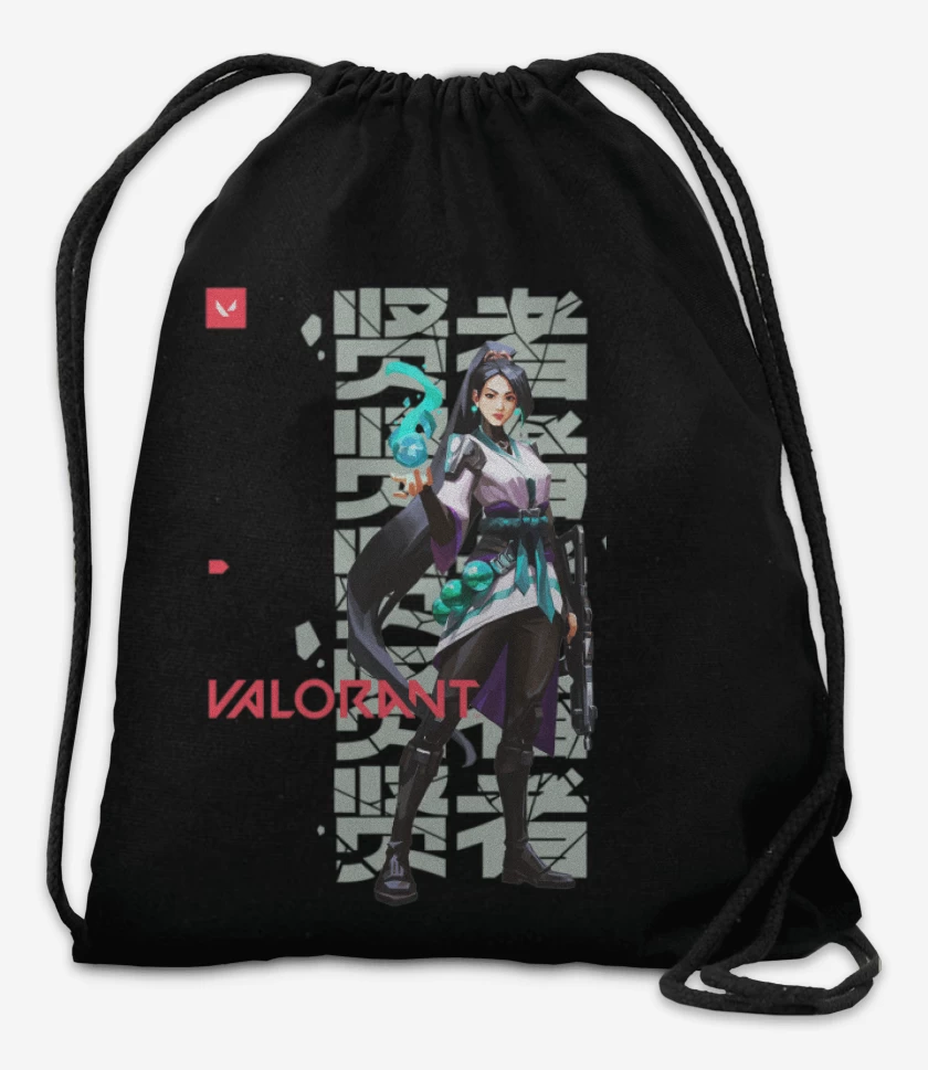 Mochila Negro de Sage Valorant