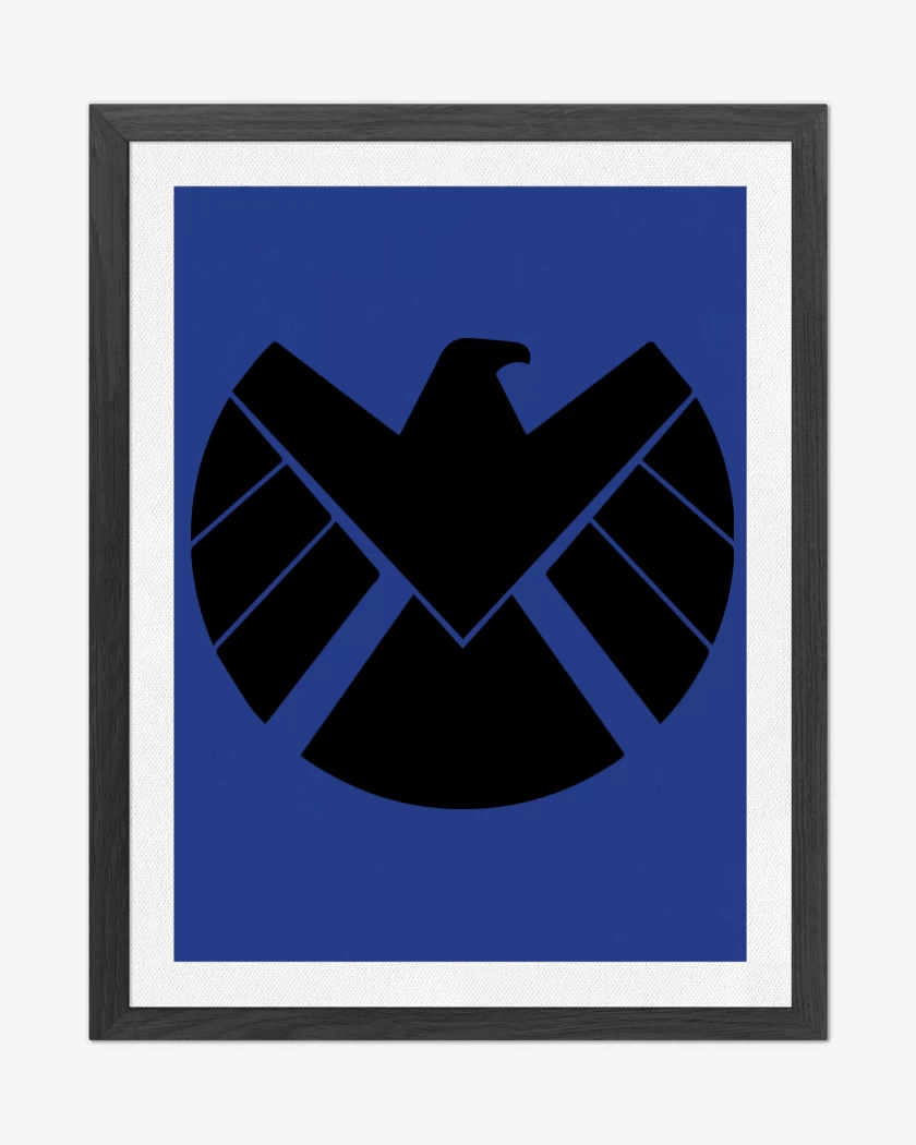 Cuadro decorativo Azul Rey de Shield