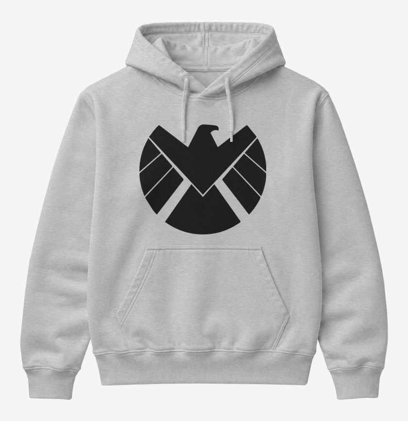 Poleron Canguro básico Gris Melange de Shield