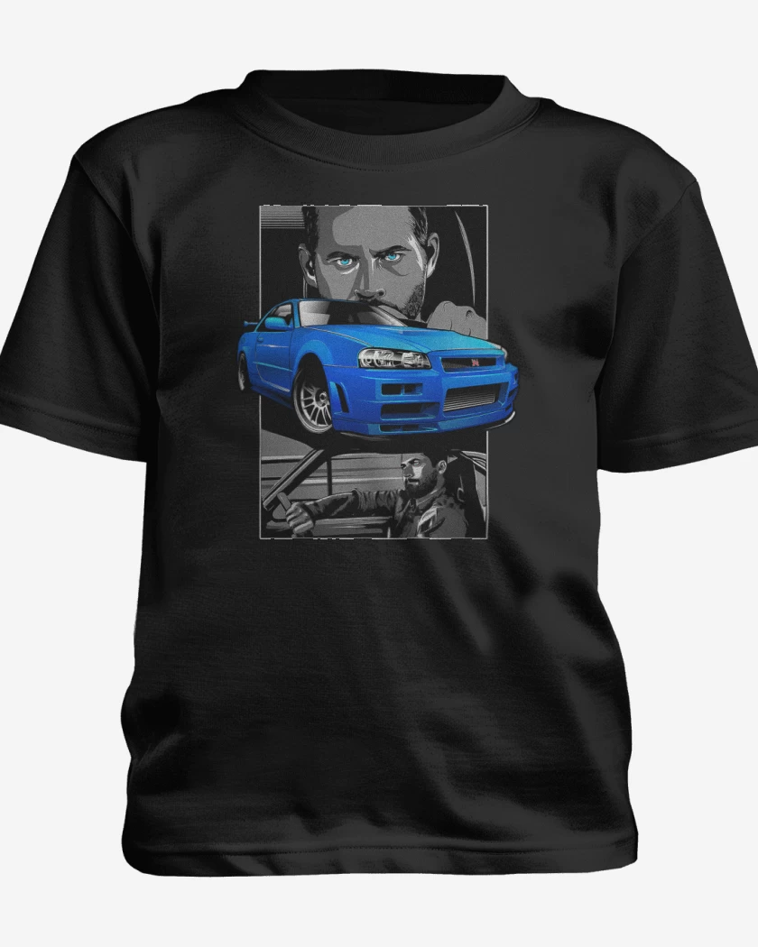 Polera de niño Negro de Paul R34