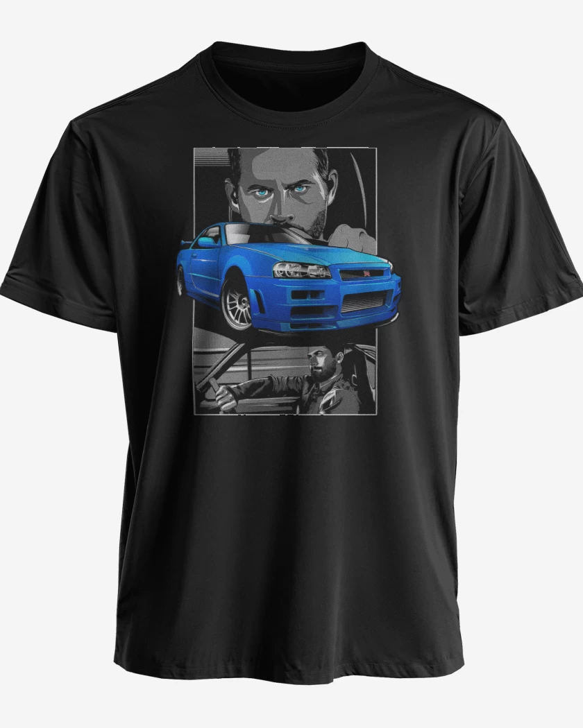 Polera premium Negro de Paul R34