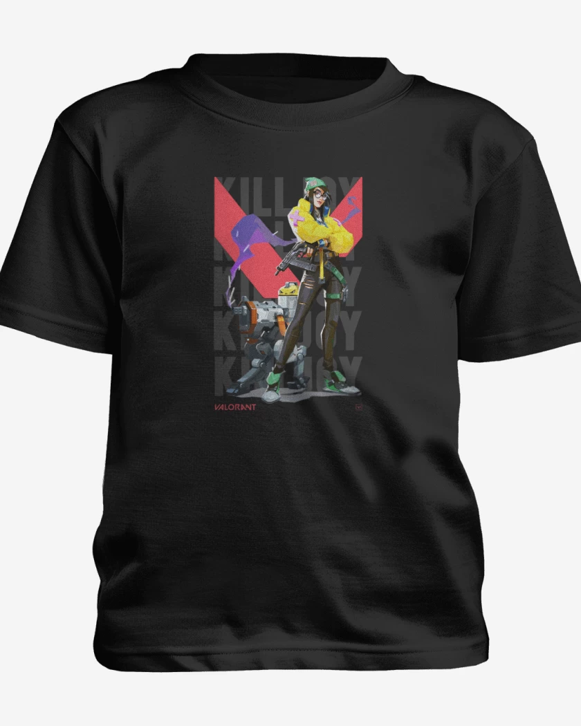 Polera de niño Negro de Killjoy Valorant