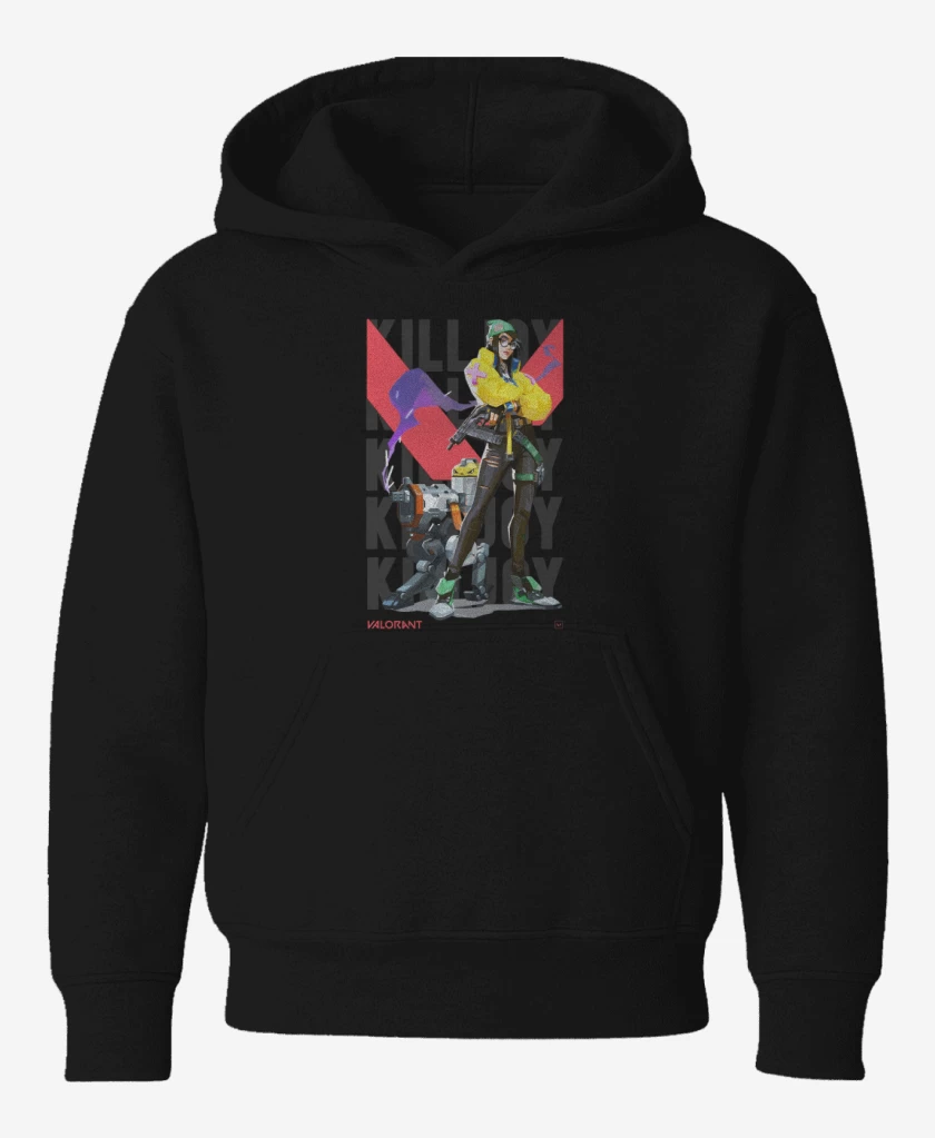 Poleron de niño Negro de Killjoy Valorant