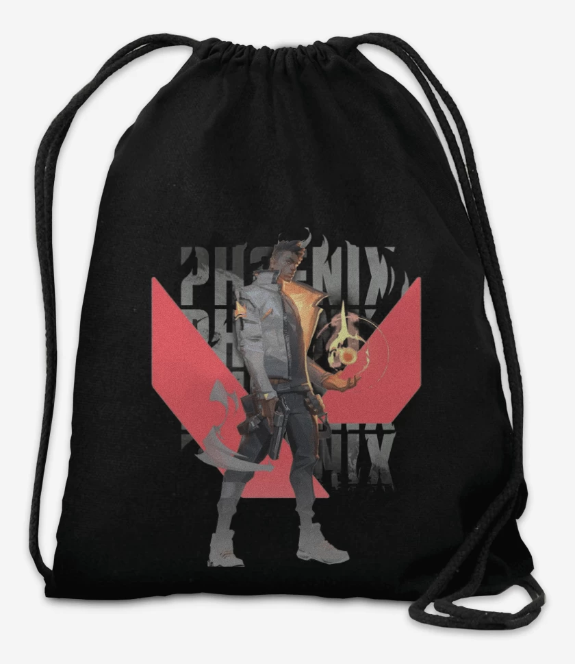 Mochila Negro de Phoenix Valorant