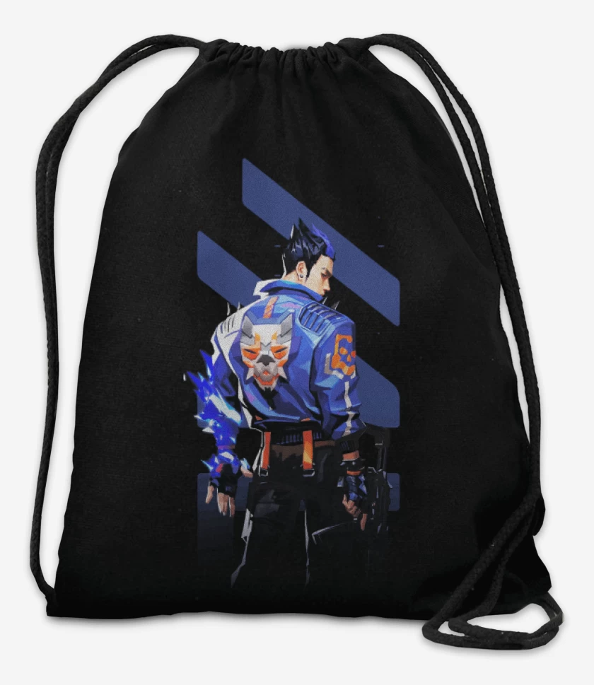 Mochila Negro de Yoru Valorant