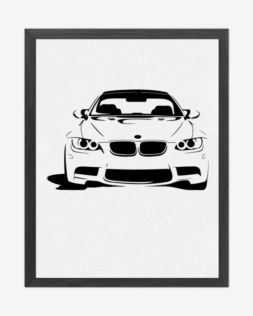 Cuadro decorativo Blanco de BMW E92