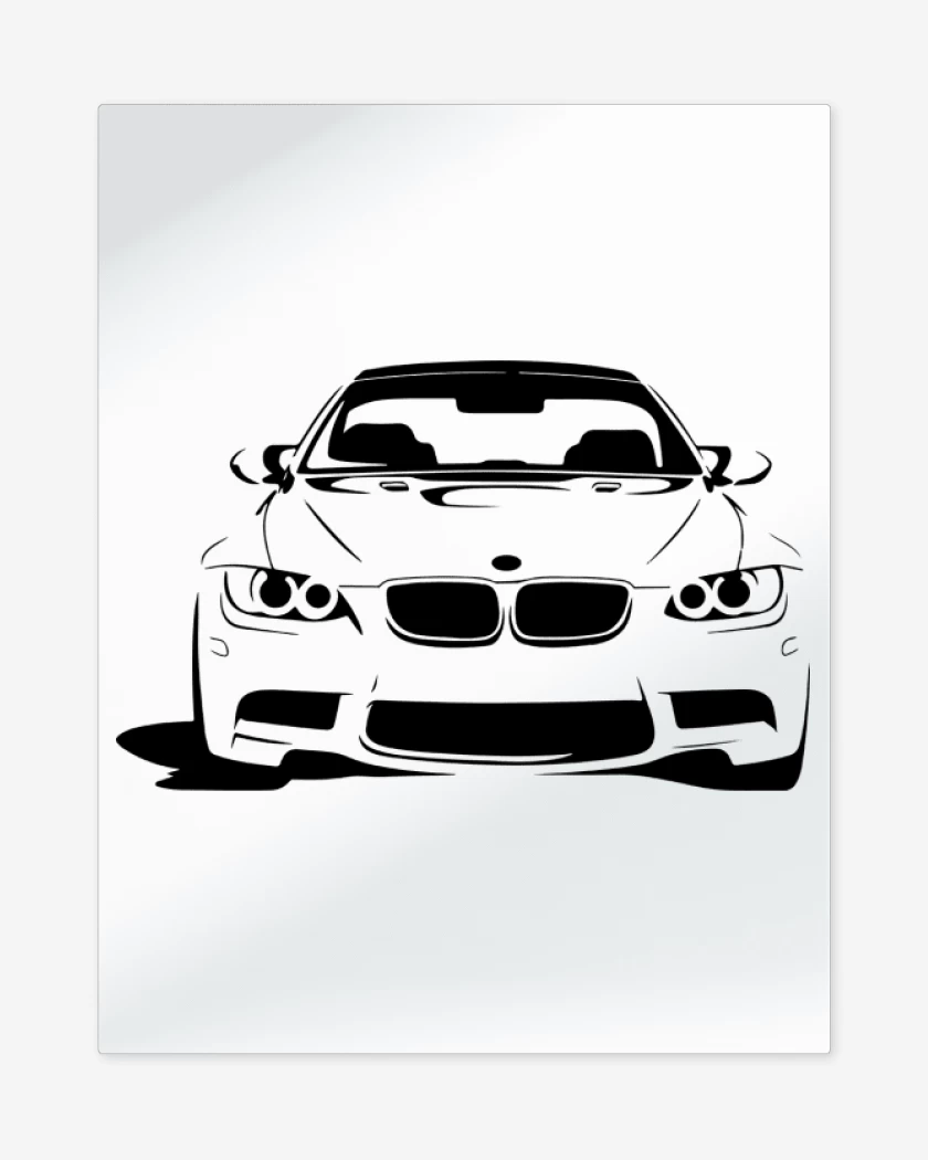 Print metalico BMW E92