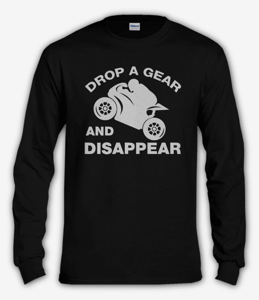 Polera manga larga Negro de Drop a gear