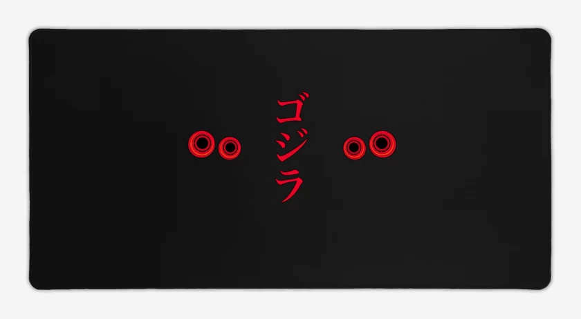 Mouse pad Gamer Negro de R35 Godzilla