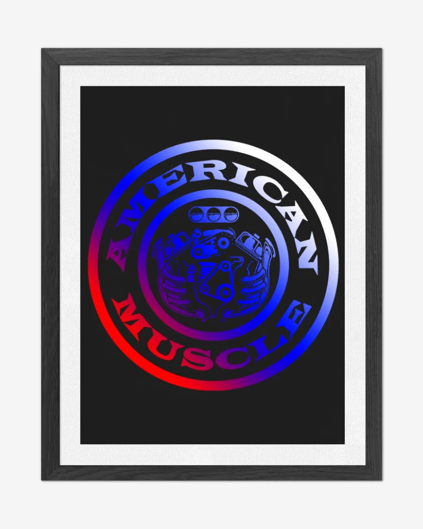 Cuadro decorativo American Muscle