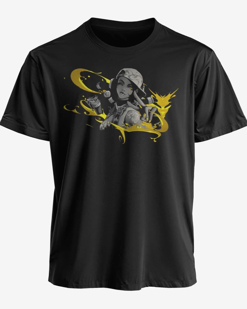 Polera premium Negro de Raze Valorant
