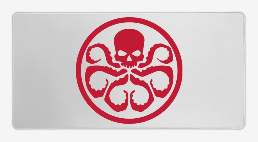 Mouse pad Gamer Blanco de Hydra