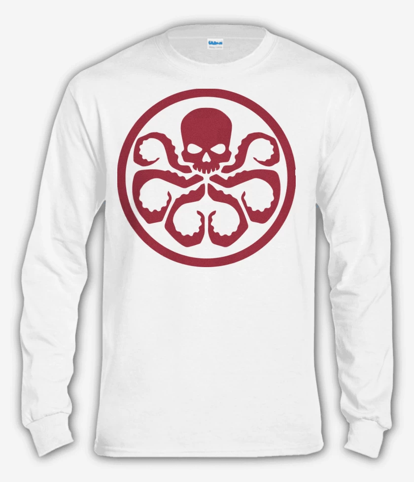 Polera manga larga Blanco de Hydra