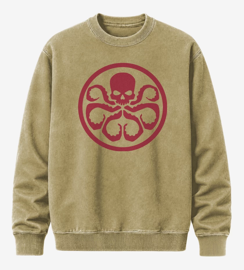 Poleron Polo Acid Wash Beige de Hydra