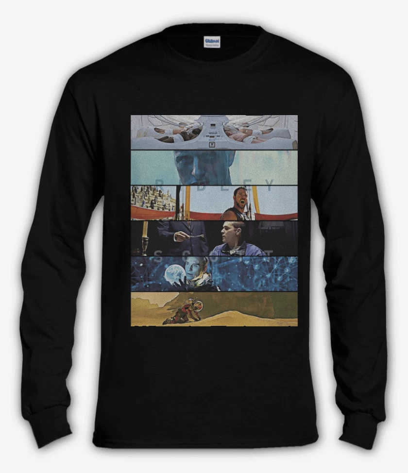 Polera manga larga Negro de Directores Ridley Scott 01
