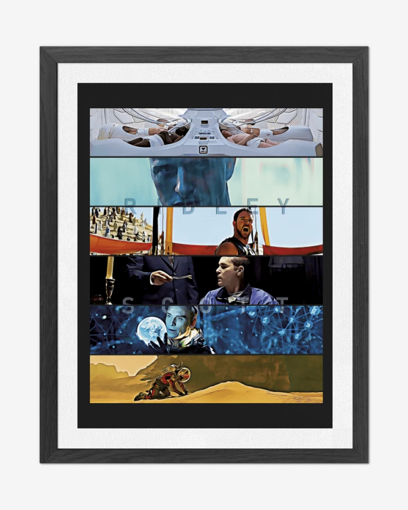 Cuadro decorativo Negro de Directores Ridley Scott 01