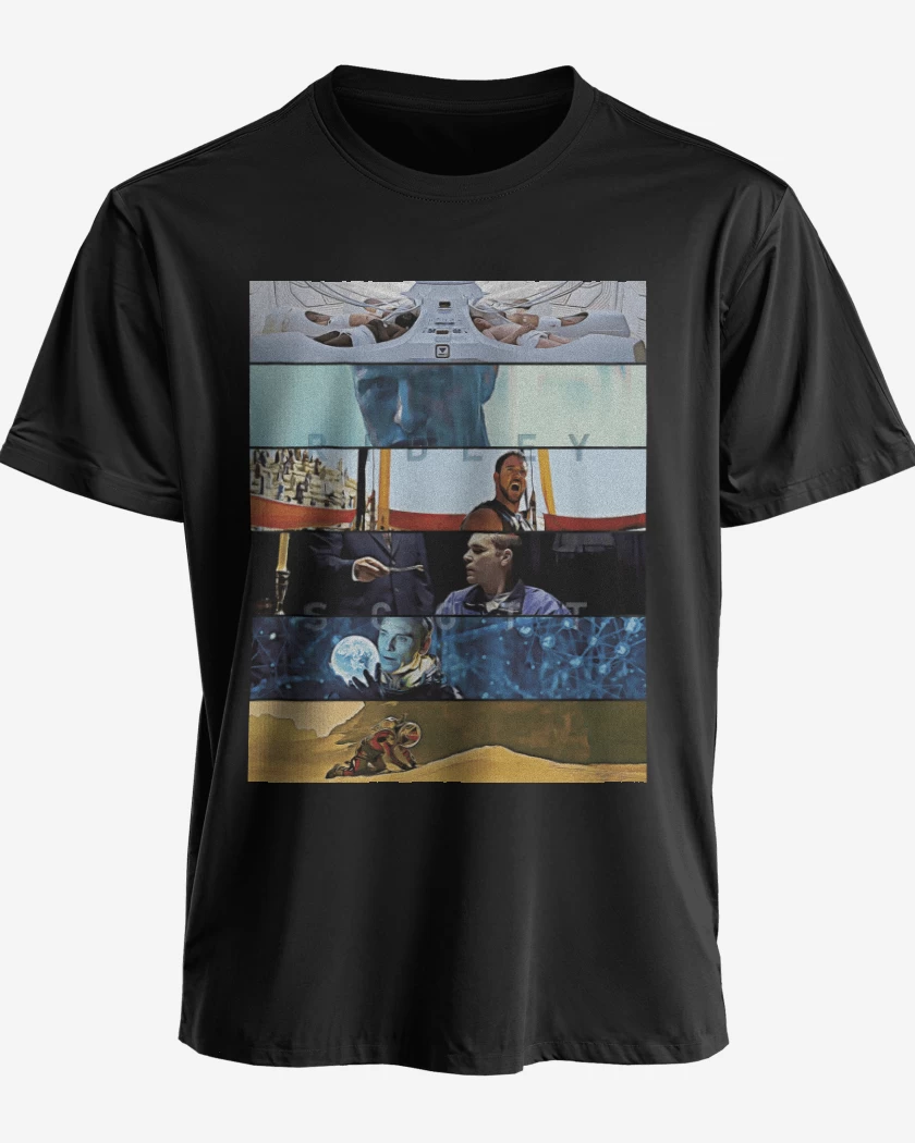 Polera premium Negro de Directores Ridley Scott 01