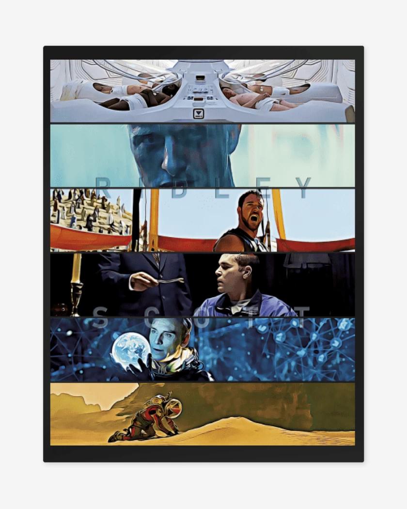 Print metalico Directores Ridley Scott 01
