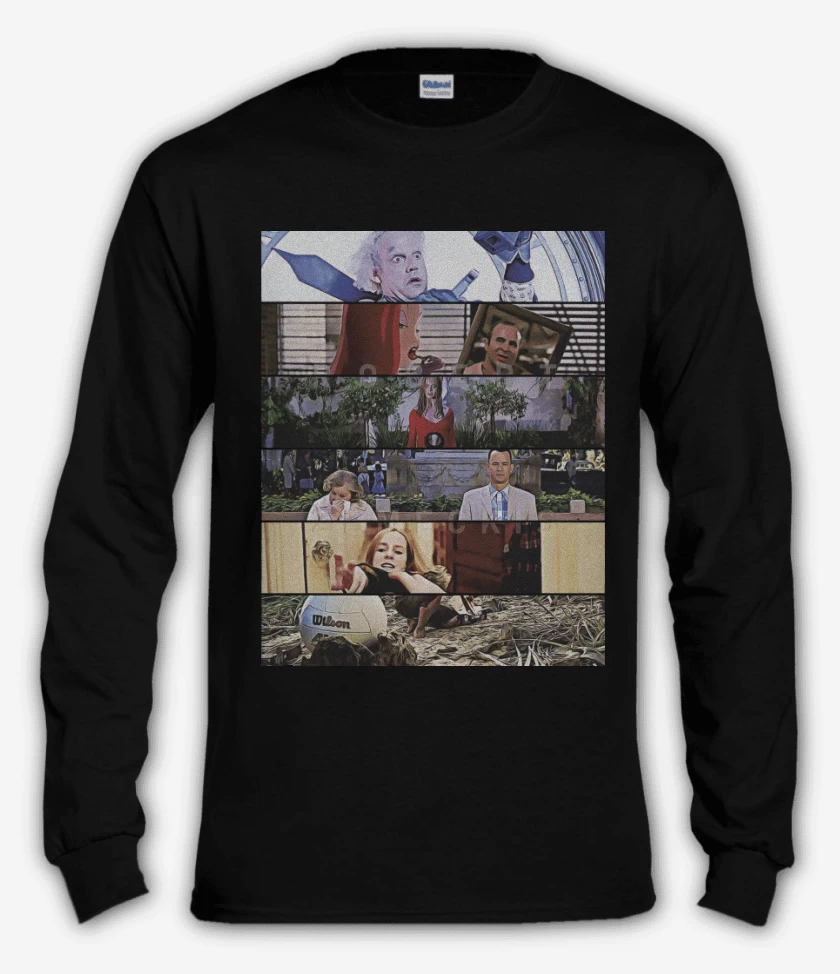 Polera manga larga Negro de Directores Robert Zemeckis