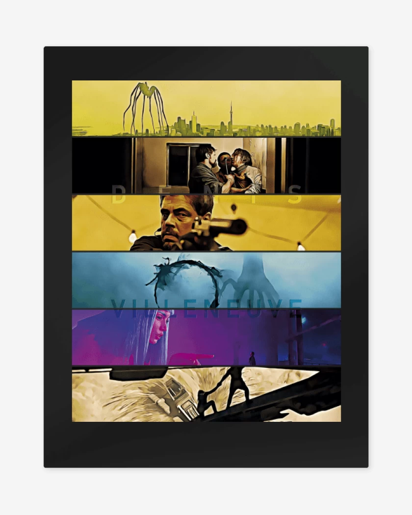 Print metalico Negro de Directores Denis Villeneuve