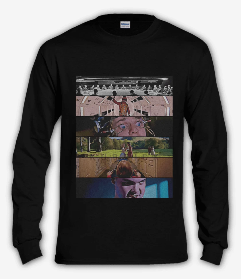 Polera manga larga Negro de Directores Stanley Kubrick