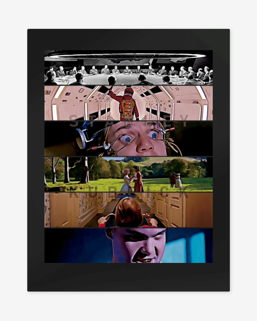 Print metalico Directores Stanley Kubrick