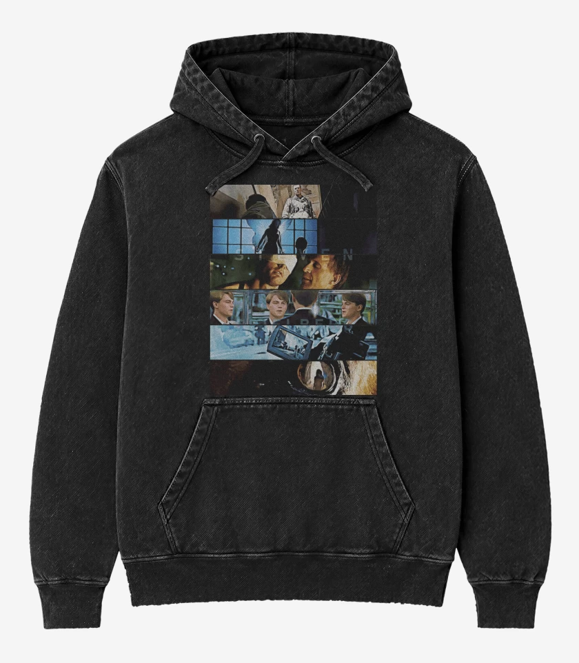 Poleron Canguro Acid Wash Negro de Directores Steven Spielberg 02