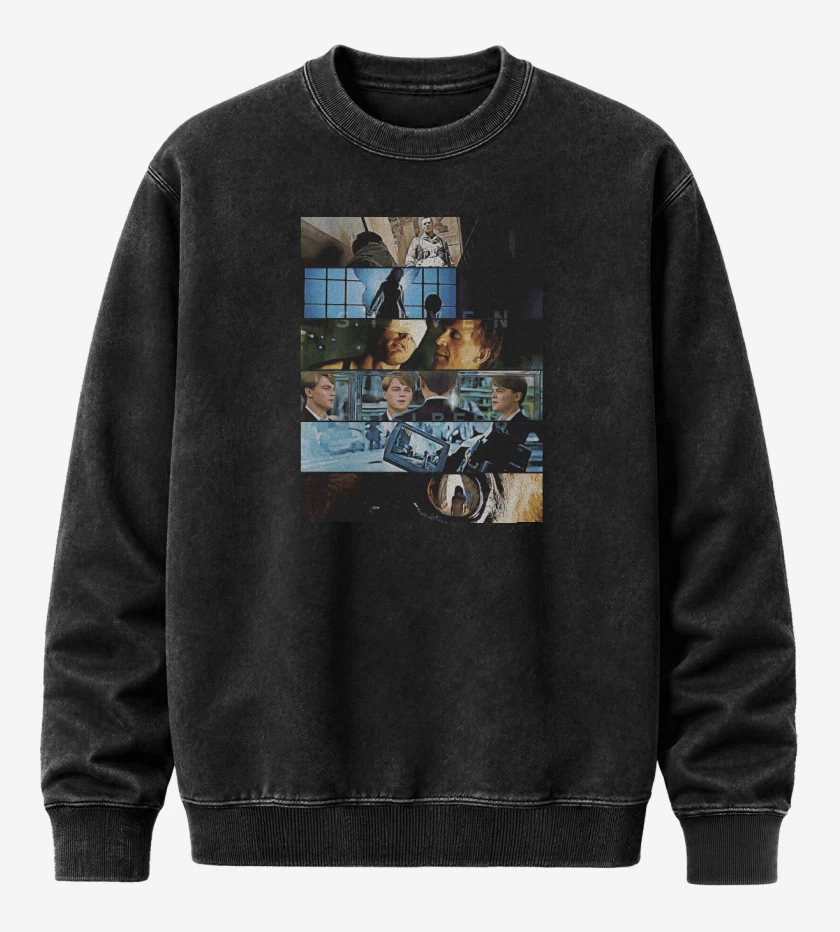 Poleron Polo Acid Wash Negro de Directores Steven Spielberg 02