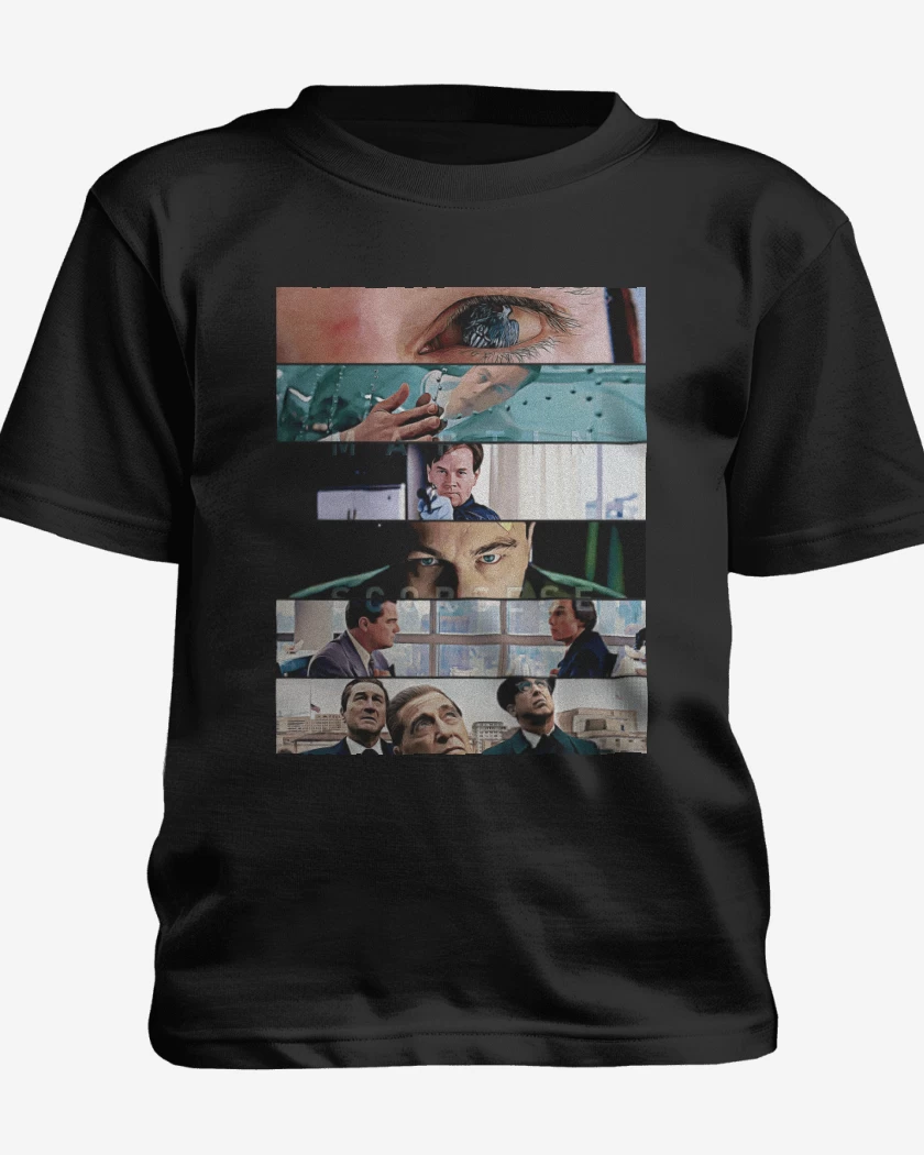 Polera de niño Negro de Directores Martin Scorsese 02