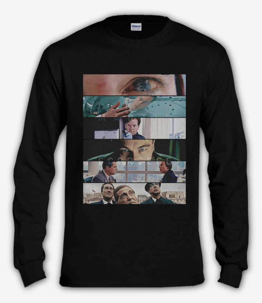Polera manga larga Negro de Directores Martin Scorsese 02