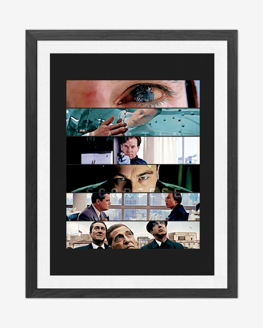 Cuadro decorativo Negro de Directores Martin Scorsese 02
