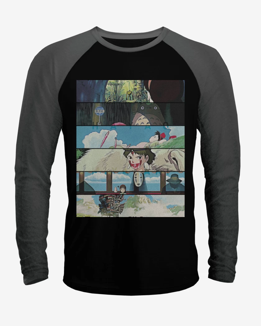 Polera Raglan Directores Hayao Miyazaki