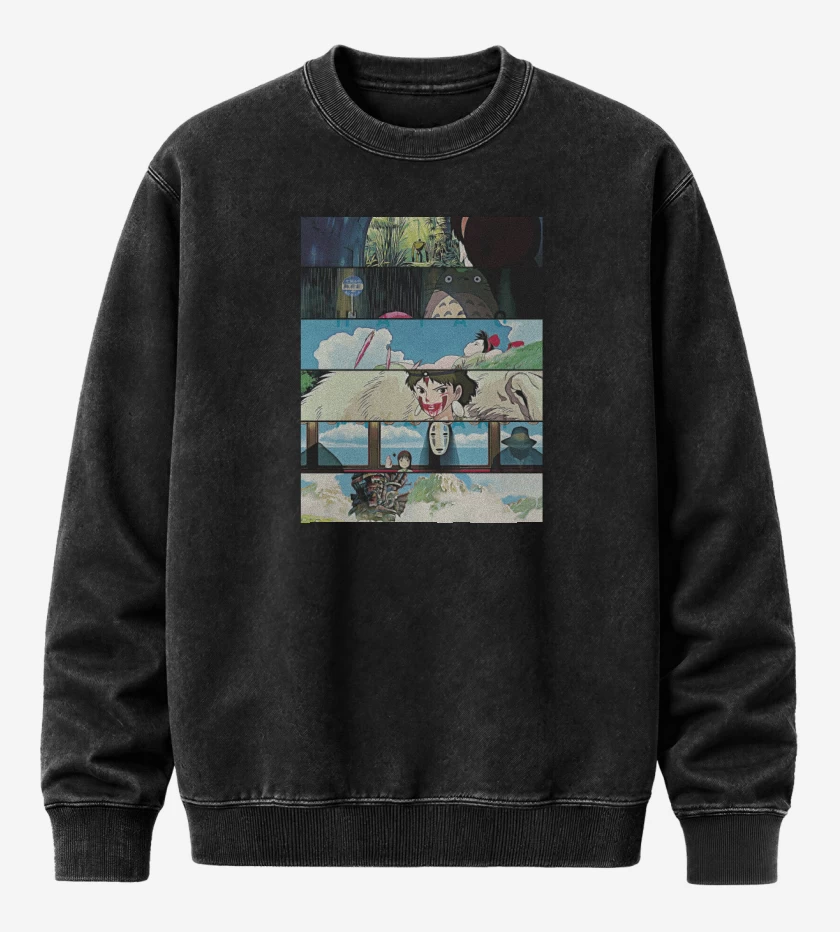 Poleron Polo Acid Wash Directores Hayao Miyazaki