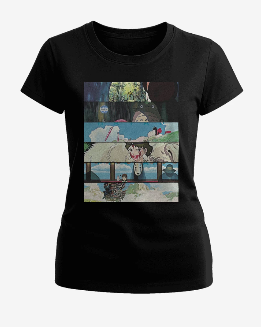 Polera de Mujer Directores Hayao Miyazaki