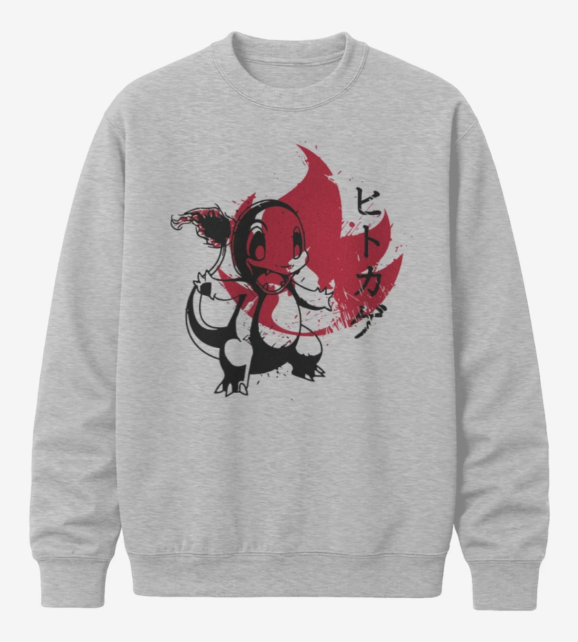 Poleron polo Charmander Fuego