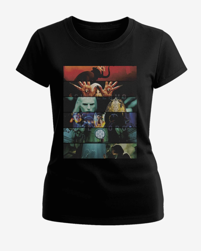 Polera de Mujer Negro de Directores Guillermo Del Toro