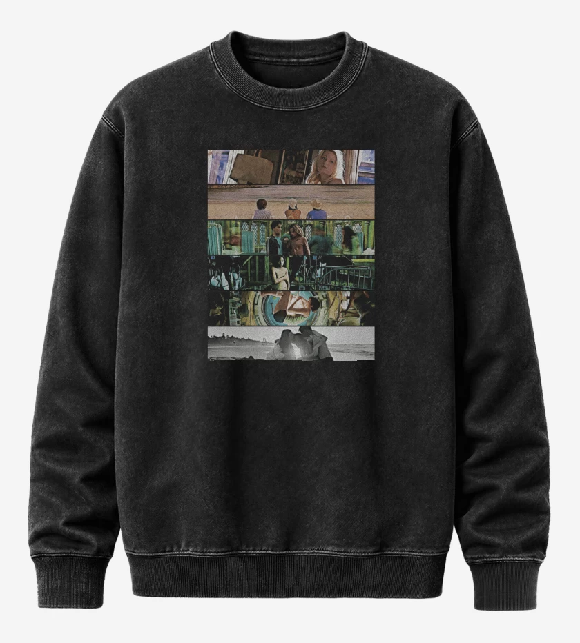 Poleron Polo Acid Wash Negro de Directores Alfonso Cuaron